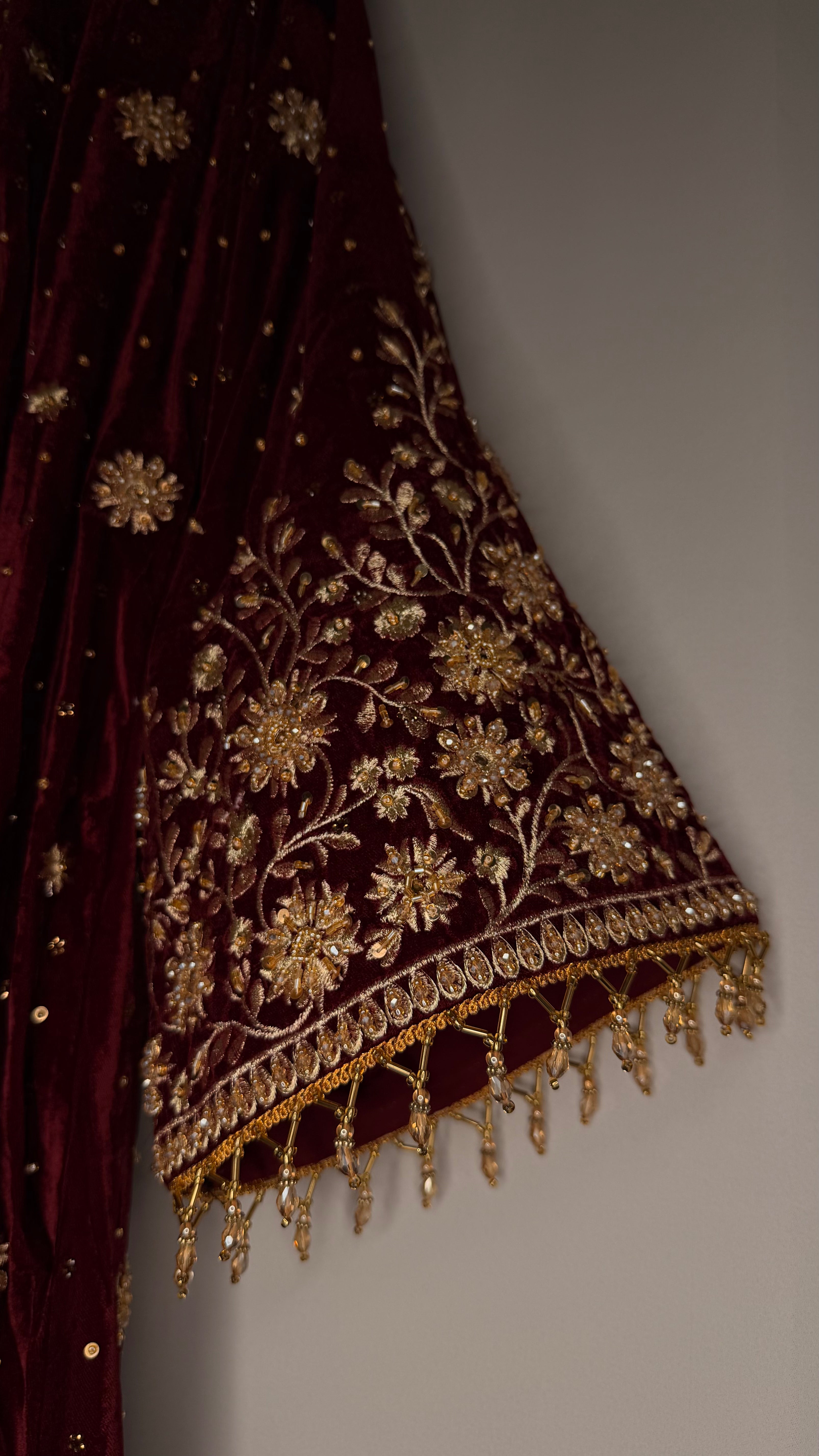 Noor Jahan Burgundy