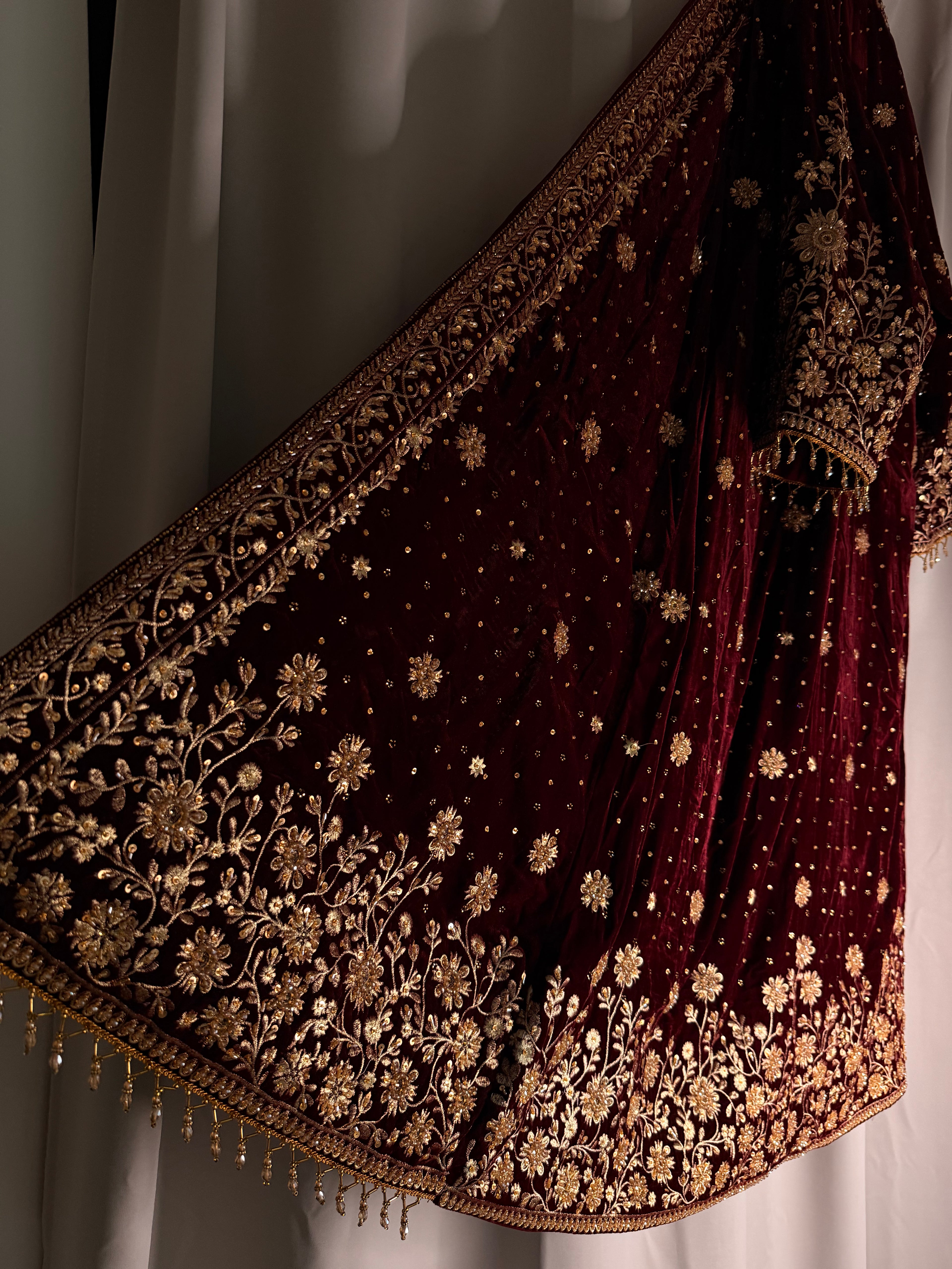 Noor Jahan Burgundy