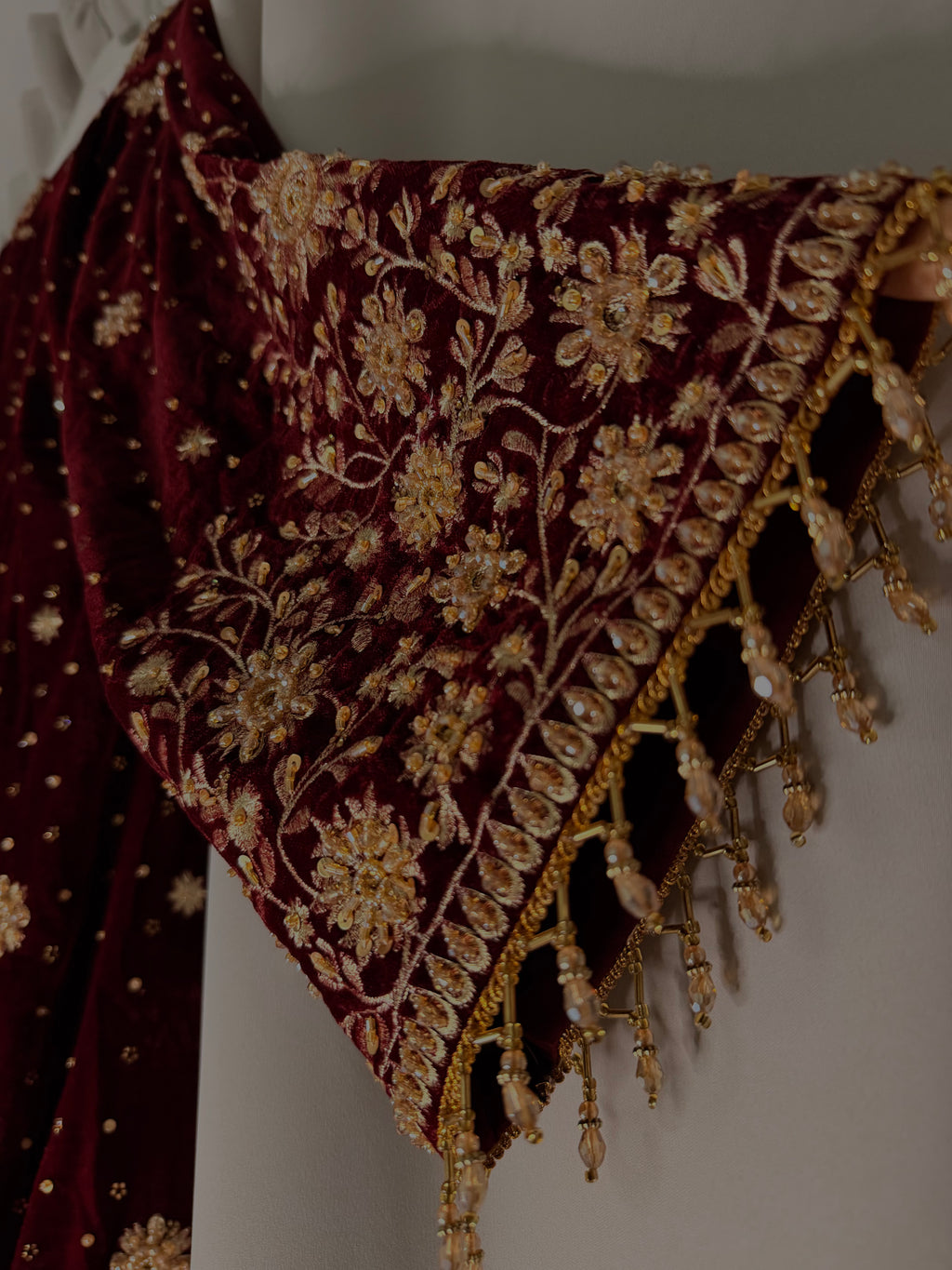 Noor Jahan Burgundy