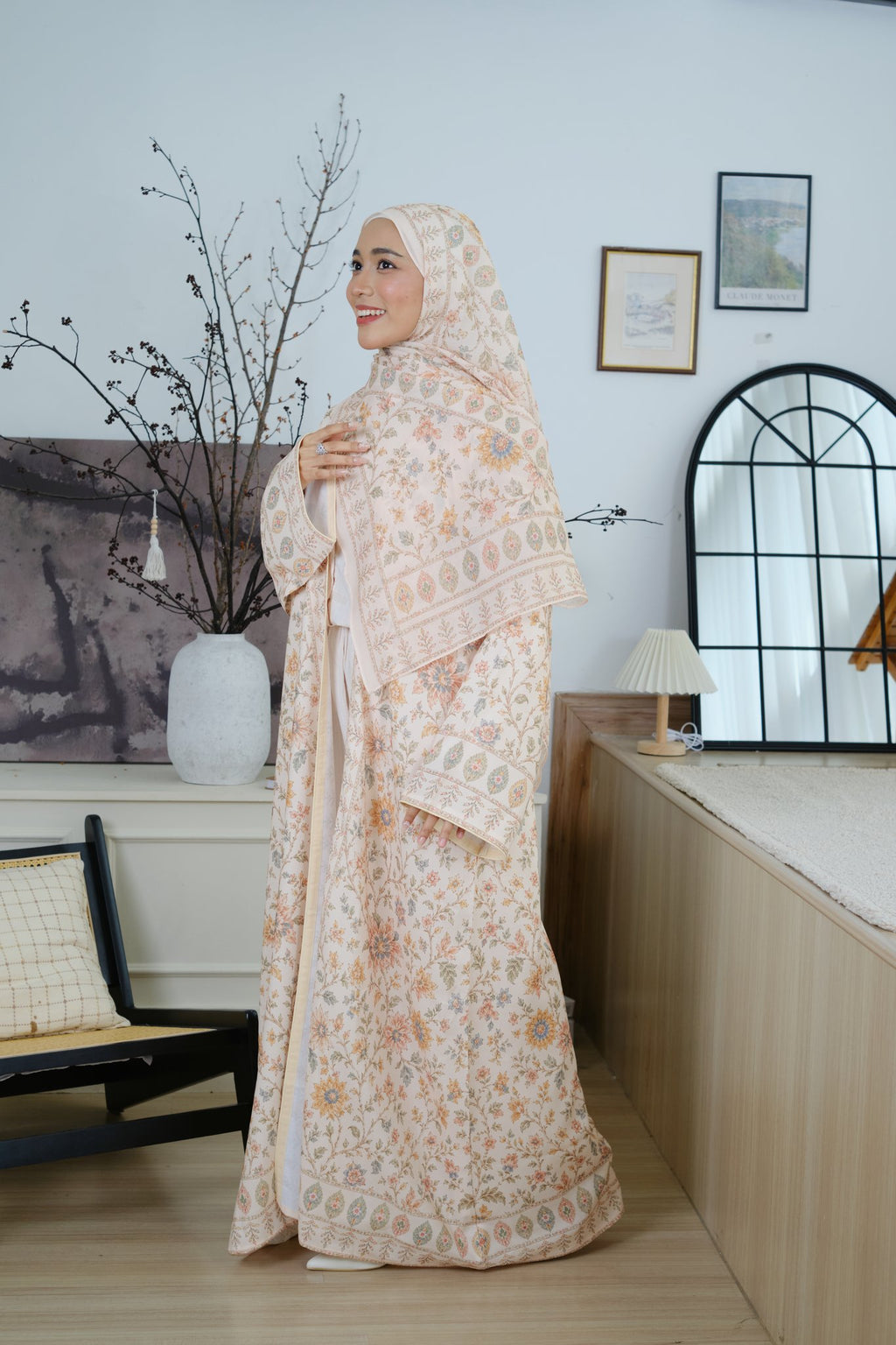 Gulistan — Printed Linen Abaya