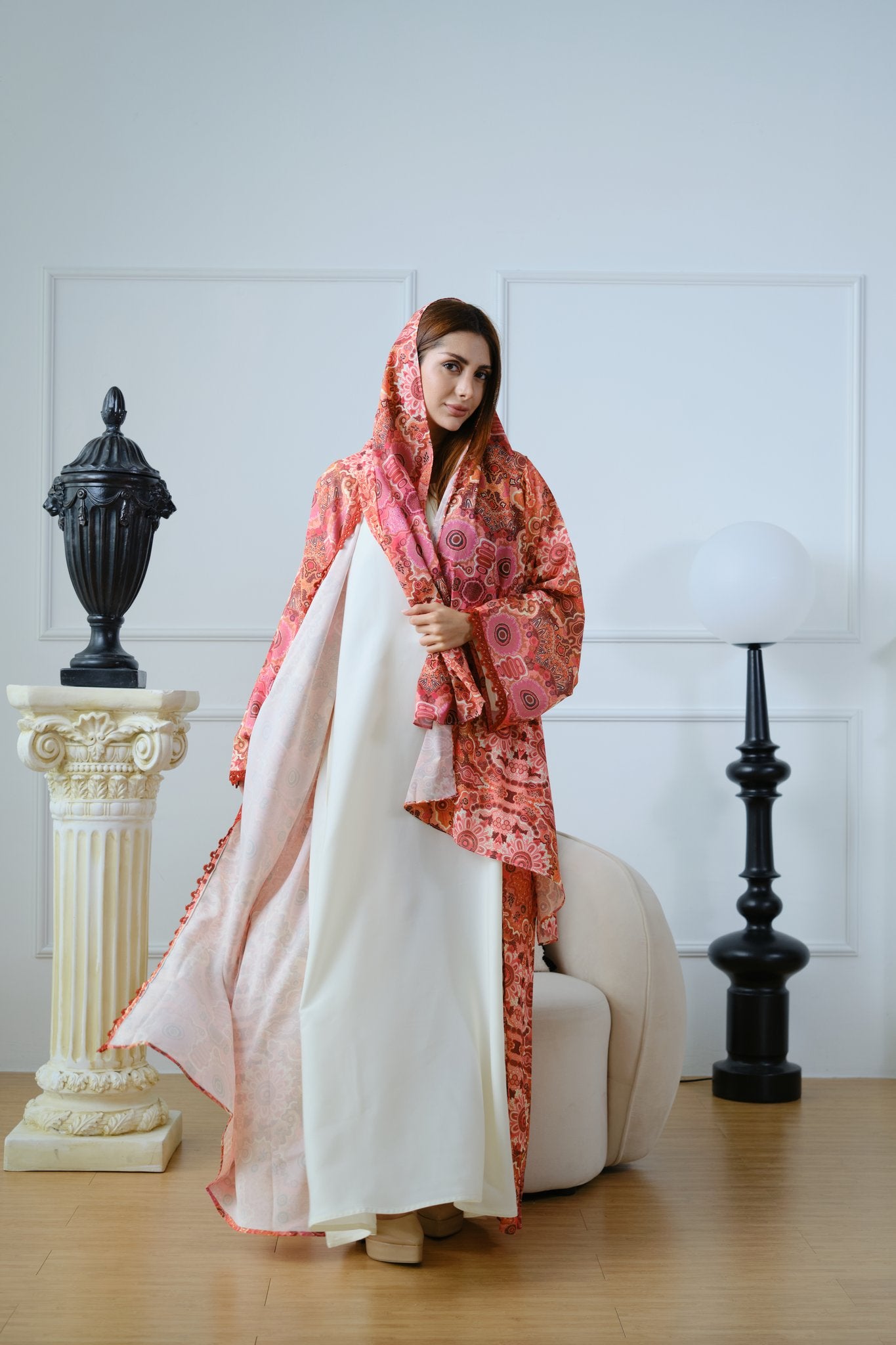 Marjan — Nida Three-Piece Abaya