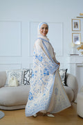 Nilofar — Printed Linen Abaya