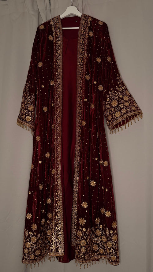 Noor Jahan Burgundy - Noorulnoura