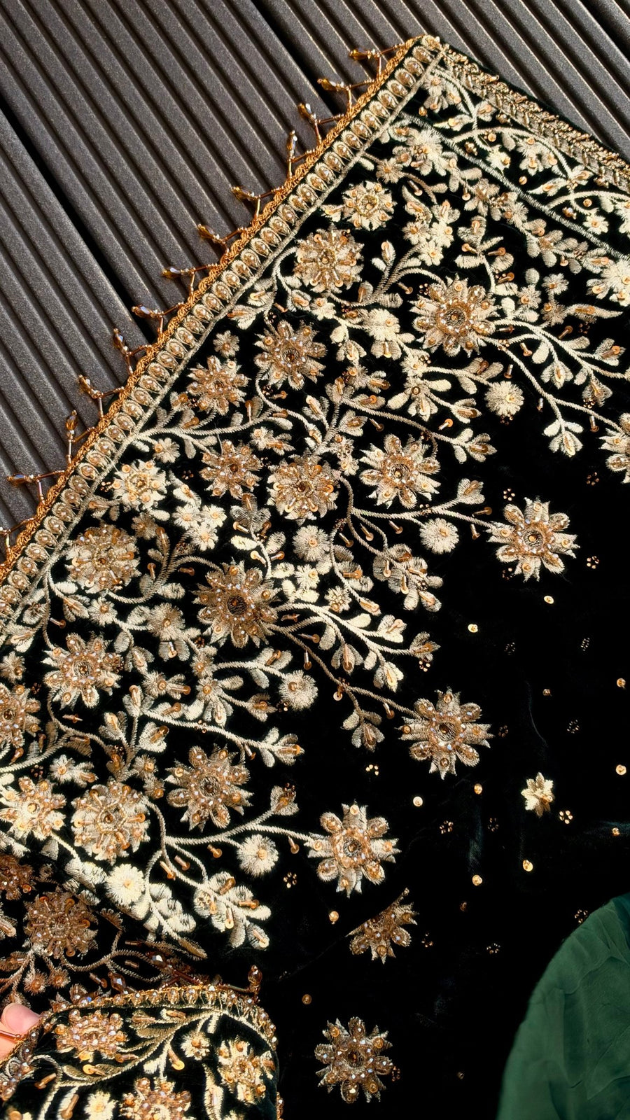 Noor Jahan Emerald Green - NOOR UL NOURA