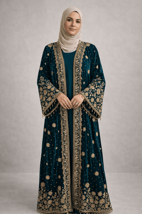 Noor Jahan Teal - Noorulnoura