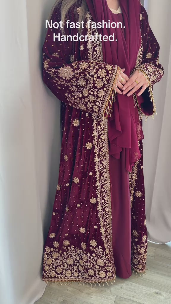 Noor Jahan Burgundy