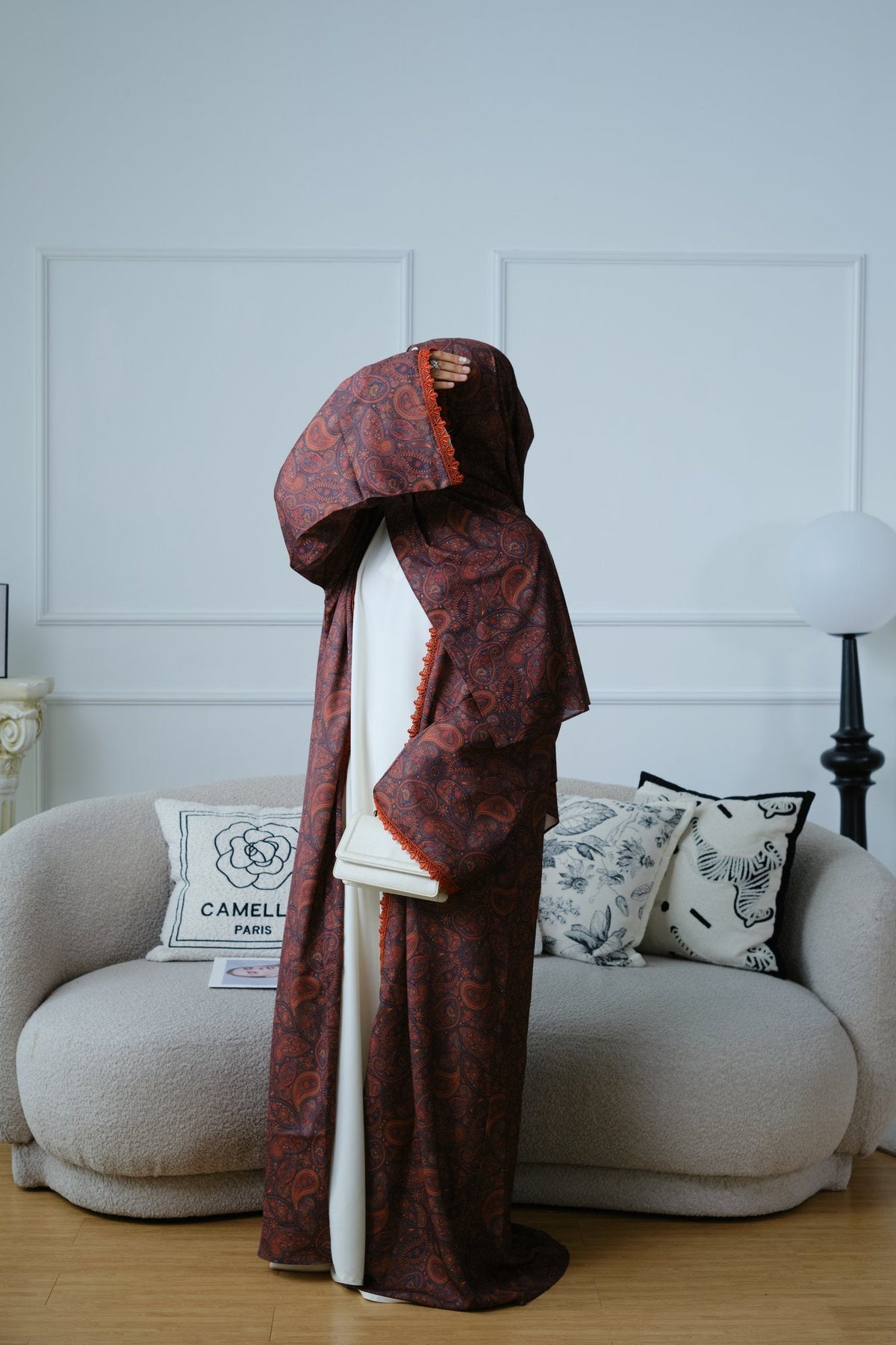 Yaqut — Nida Three-Piece Abaya - Noorulnoura