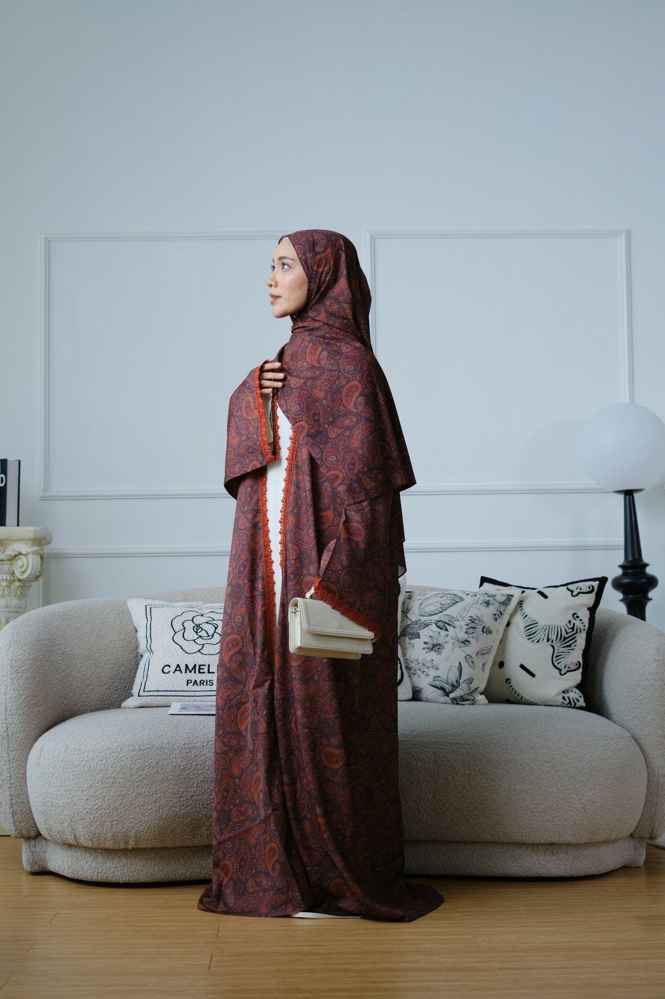 Yaqut — Nida Three-Piece Abaya - Noorulnoura